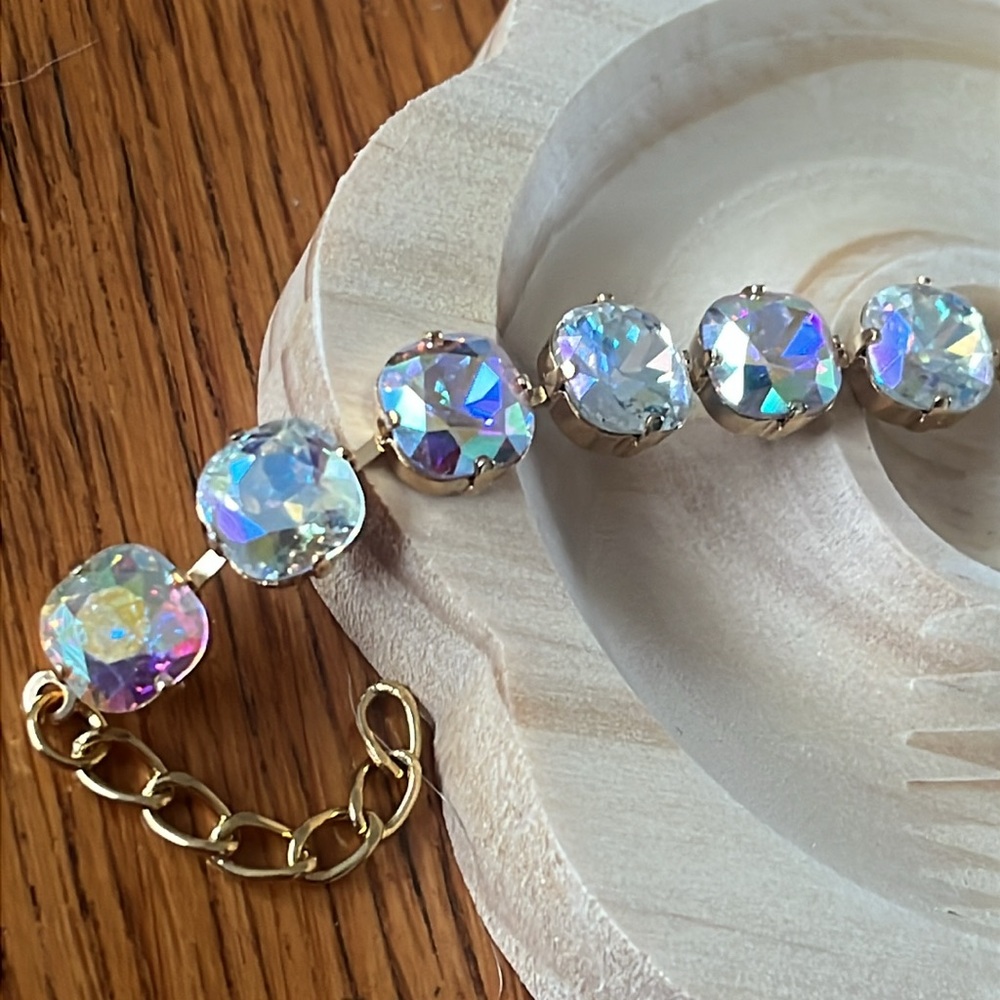 Swarovski Aurora Borealis & Crystal Tennis Bracelet